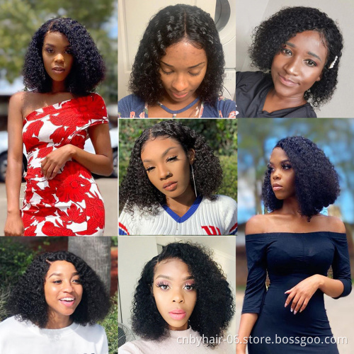 Wholesale Cheap Virgin Hair Full Lace Bob Wig,Real Natural 100% Human Hair Wigs,Brazilian Hair Full Lace Wigs For Black Women